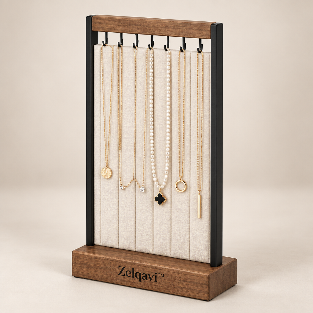 Zelqavi™ Vertical Necklace Display Stand image 01